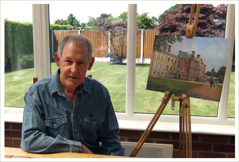 Wynne at home in his studio.